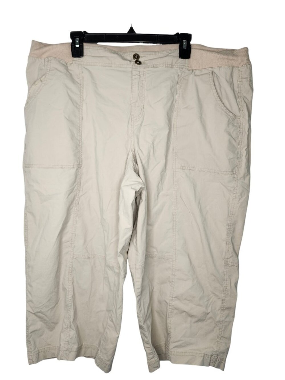 Lane Bryant Lightweight Khaki Capris Plus Size 22